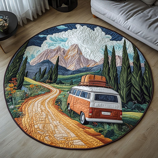 Nomads Dream Quilted Round Mat NCU0PT4448