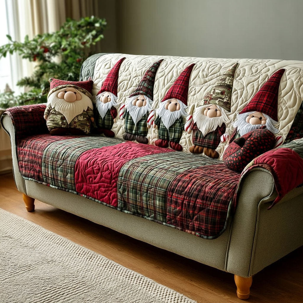 Nordic Beard Trio Quilted Sofa Cover NCU0PT10476