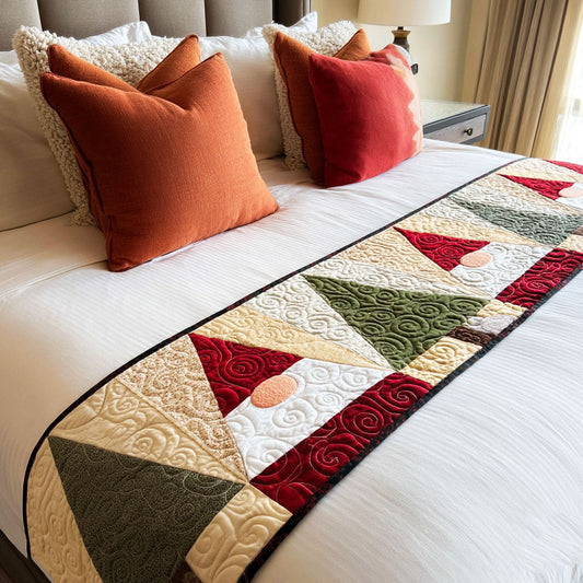 Nordic Gnome Quilted Bed Runner NCU0TV375