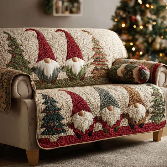 Nordic Gnome Quilted Sofa Cover NCU0TV652