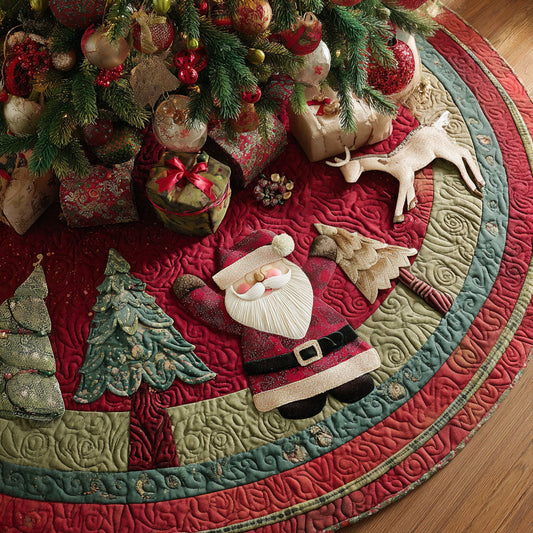 North Pole Charm Christmas Quilted Tree Skirt NCU0PT10075