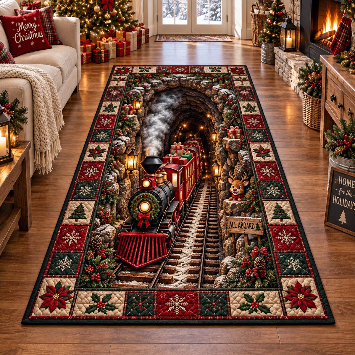 North Pole Express Area Rug NCU0DV10269