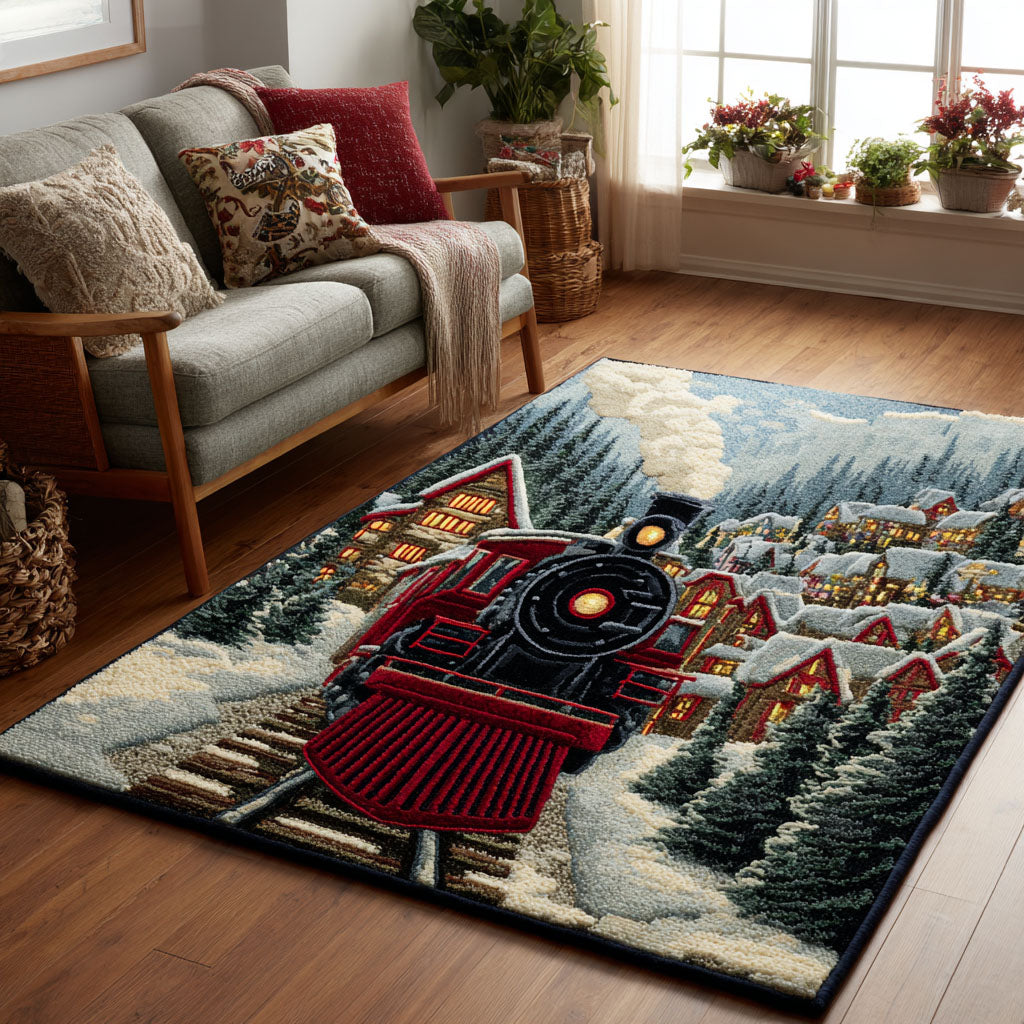 North Pole Journey Area Rug NCU0PT9220