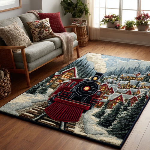 North Pole Journey Area Rug NCU0PT9220