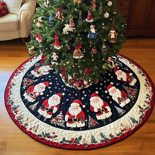 North Pole Magic Christmas Quilted Tree Skirt NCU0DK2105
