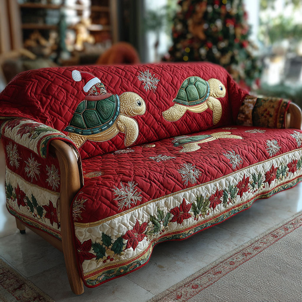 North Pole Turtle Quilted Sofa Cover NCU0PT10706