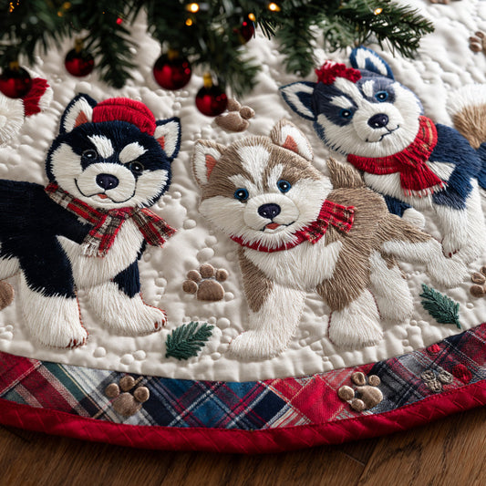 North Star Husky Quilted Christmas Tree Skirt NCU0DV8063