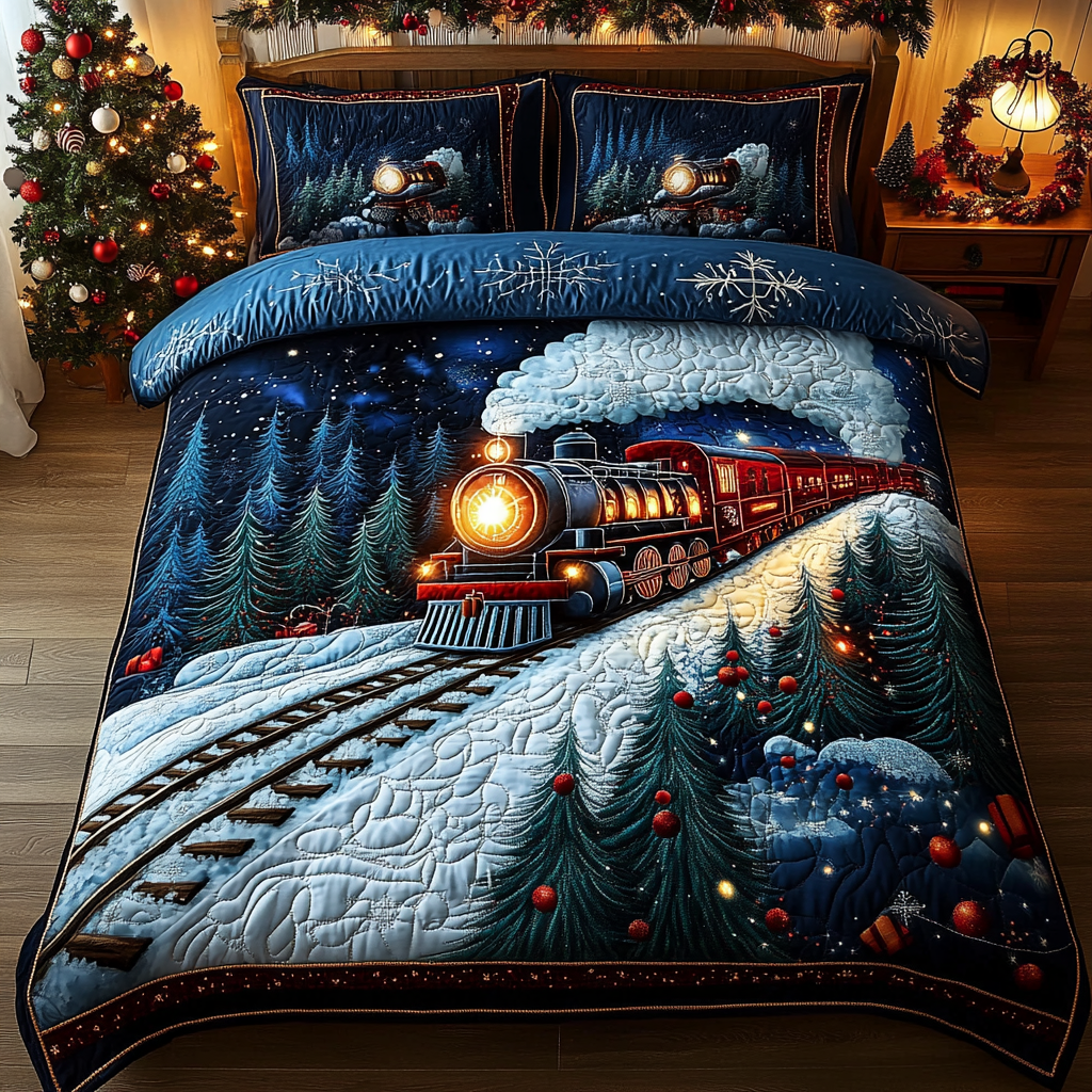 Northbound Light 3-Piece Quilted Bedding Set NCU0DK10586