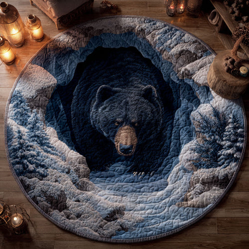 Northern Bear Quilted Round Mat NCU0TV1436