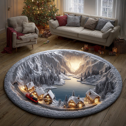 Northern Frost Trail Round Carpet NCU0TD1751