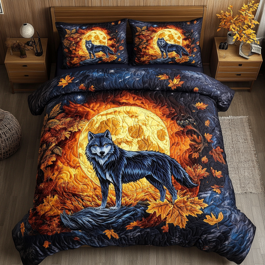 Northern Howl 3-Piece Quilted Bedding Set NCU0DK3051