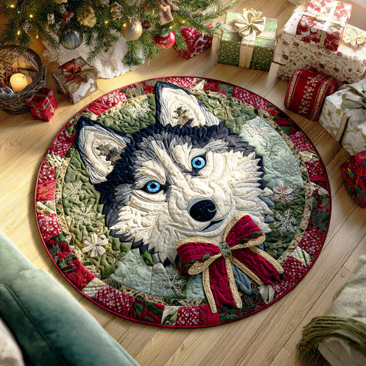 Northern Howl Quilted Round Mat NCU0TD855