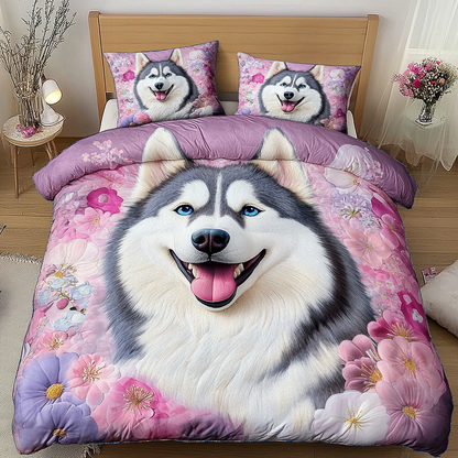 Northern Husky 3-Piece Quilted Bedding Set NCU0DK7429