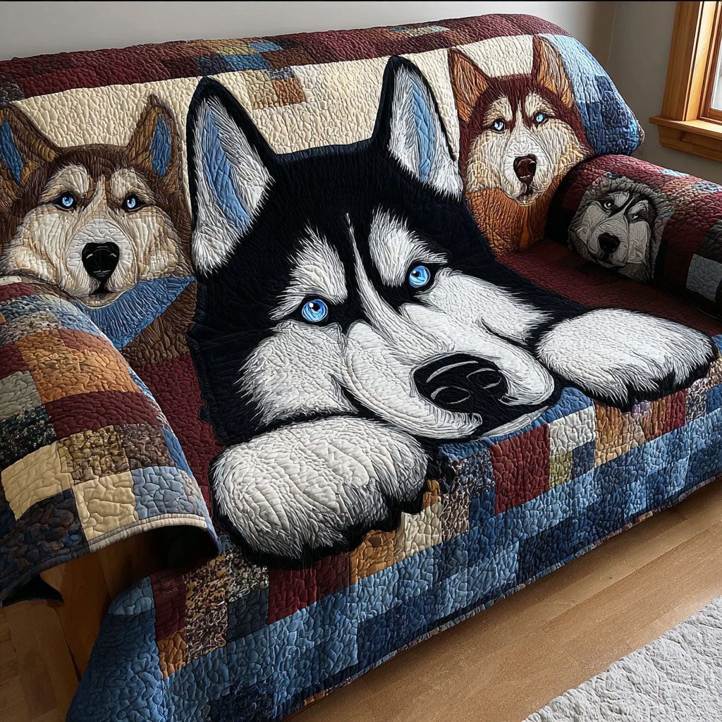 Northern Husky Quilted Sofa Cover NCU0TD2207