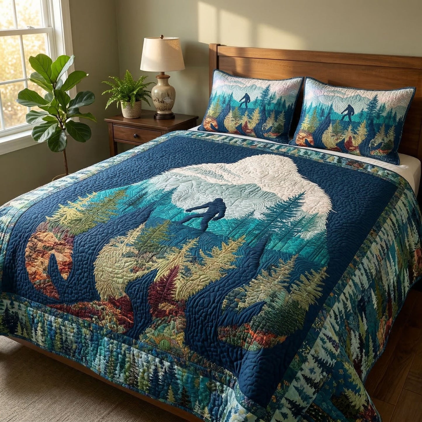 Northern Lights 3-Piece Quilted Bedding Set NCU0NT12597