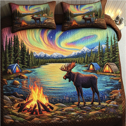 Northern Lights 3-Piece Quilted Bedding Set NCU0NT5580
