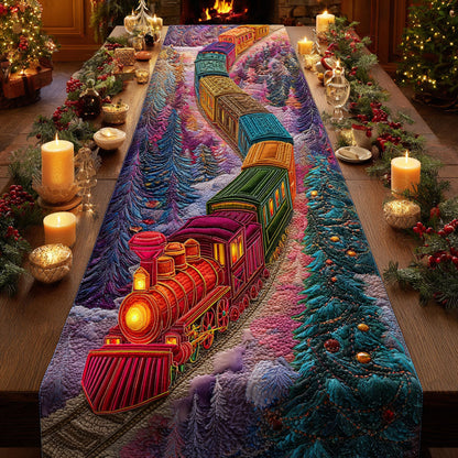 Northern Lights Express Quilted Table Runner NCU0TV752