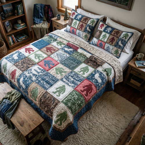 Northern Timberline 3-Piece Quilted Bedding Set NCU0PT11410