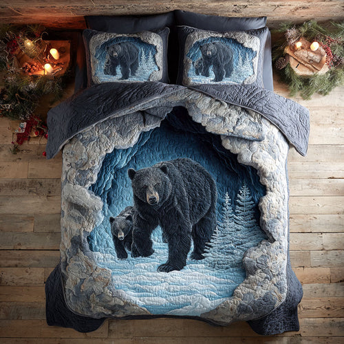 Northern Wild 3-Piece Quilted Bedding Set NCU0TV1162