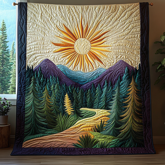 Northern Wood Quilted Blanket NCU0DV5700