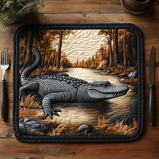 Nothern Alligator Charm Quilted Place Mat NCU0DV5668
