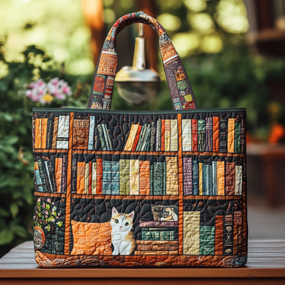 Novel Charm Quilted Tote Bag NCU0DK9429