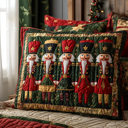 Nutcracker Parade Quilted Bedding Pillow Case NCU0DV2147