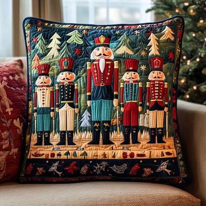 Nutcracker Elegance Quilted Pillow Case NCU0TL1612