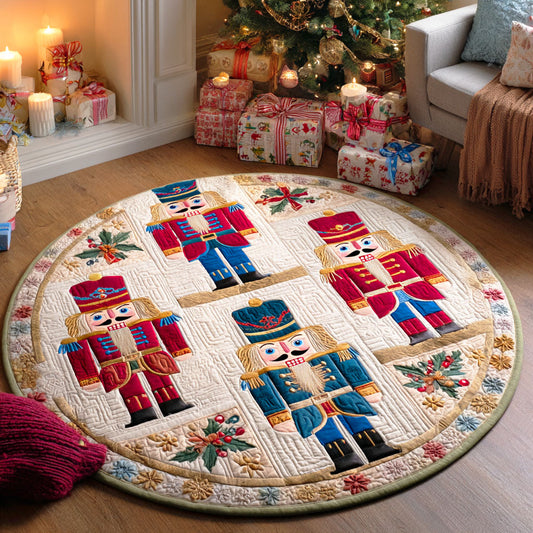 Nutcracker Magic Quilted Round Mat NCU0TD827