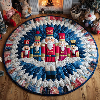 Nutcracker Magic Quilted Round Mat NCU0TH3314