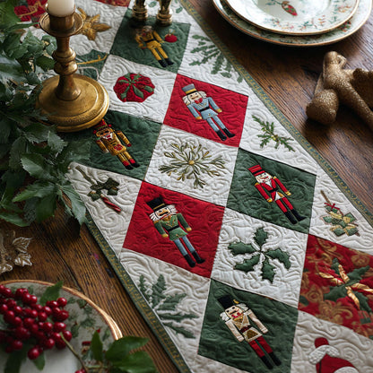 Nutcracker Noel Quilted Table Runner NCU0PT9613