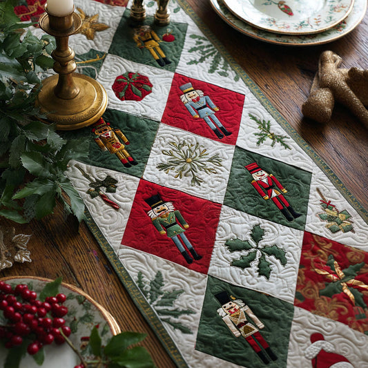 Nutcracker Noel Quilted Table Runner NCU0PT9613