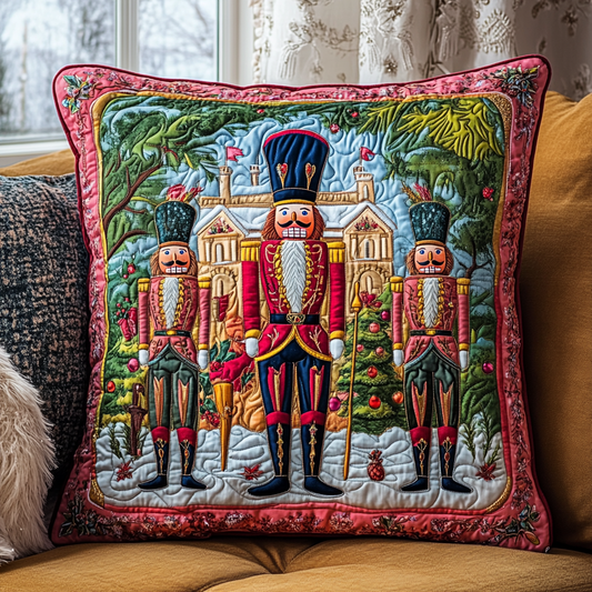 Nutcracker Toy Guard Quilted Pillow Case NCU0TL1628