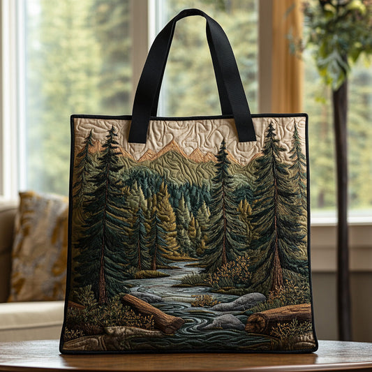 Oak Shadow Quilted Tote Bag NCU0DV6737