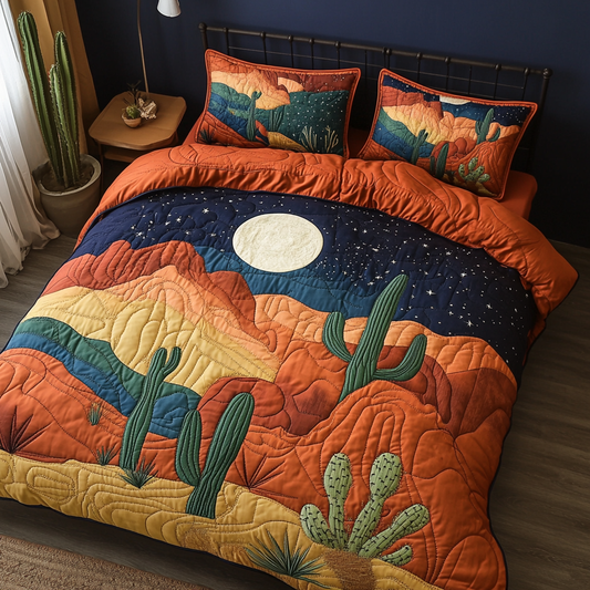 Oasis Magic 3-Piece Quilted Bedding Set NCU0VL2109