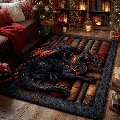 Obsidian Flame Sleeper Area Rug NCU0XD2168