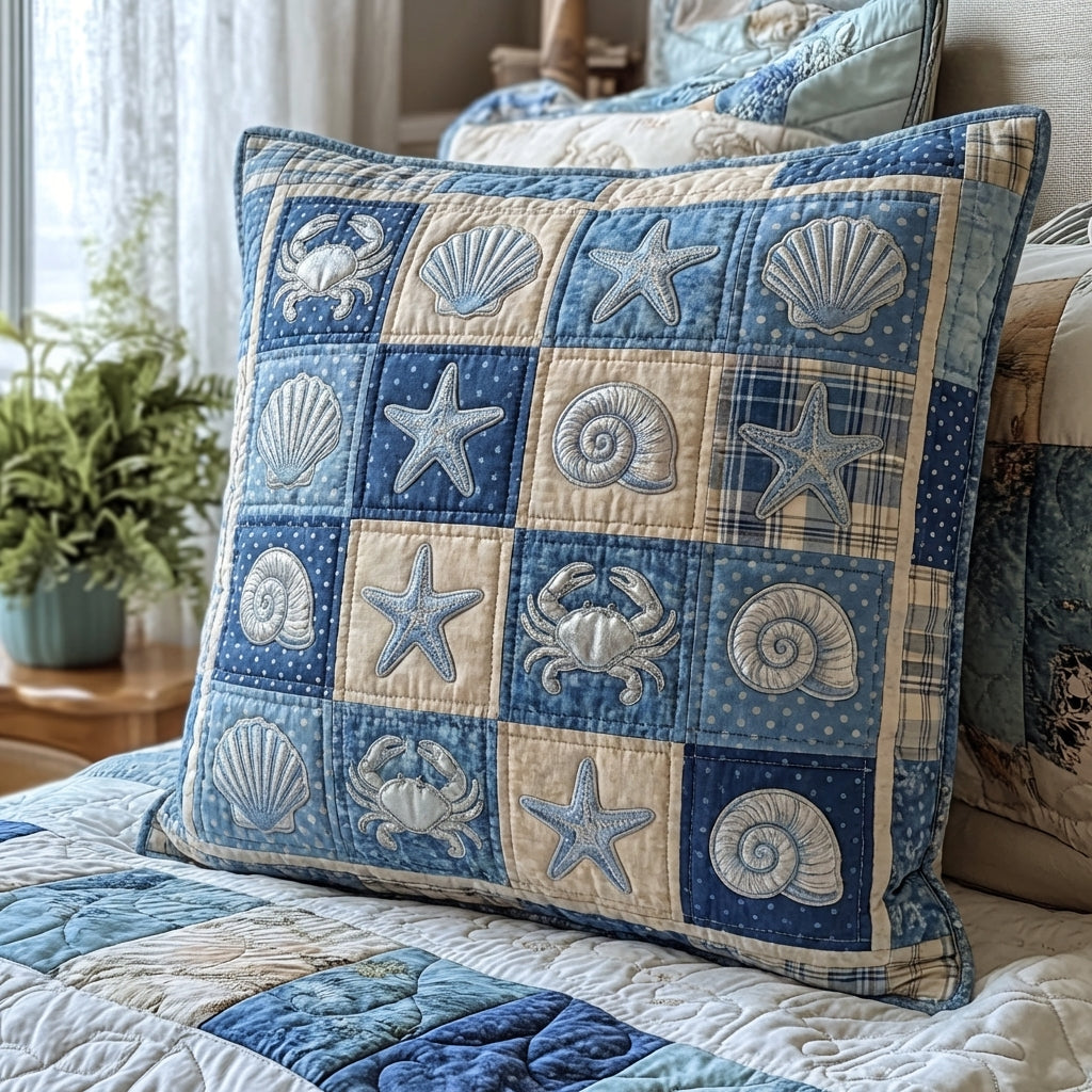 Ocean Charm Quilted Pillow Case NCU0DV9509