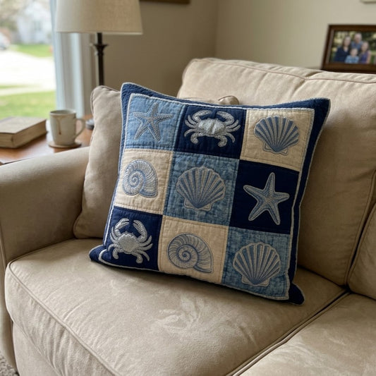 Ocean Charm Quilted Pillow Case NCU0DV9509