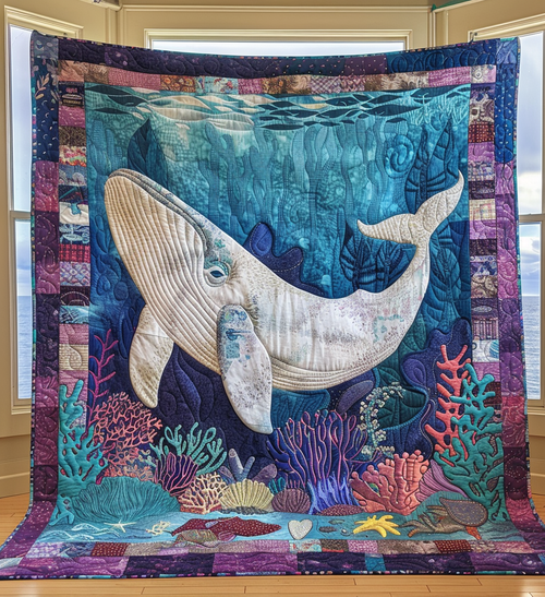 Ocean Serenade Quilted Blanket NCU0PT202