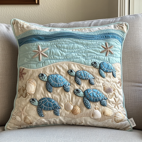 Rustic Evergreen Haven Quilted Pillow Case NCU0PTT2828