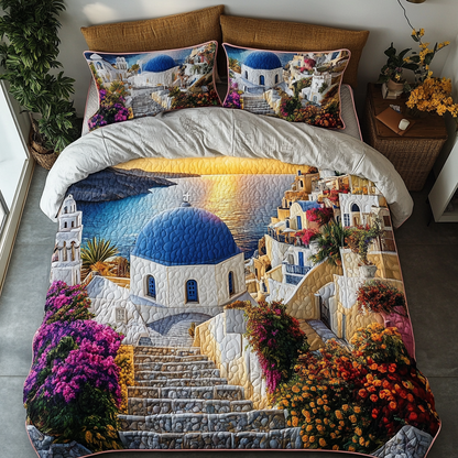 Ocean Breeze 3-Piece Quilted Bedding Set NCU0DK8028