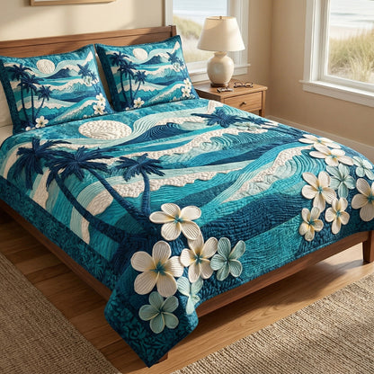 Ocean Breeze 3-Piece Quilted Bedding Set NCU0NT12711