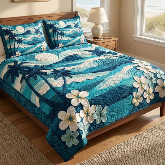 Ocean Breeze 3-Piece Quilted Bedding Set NCU0NT12711