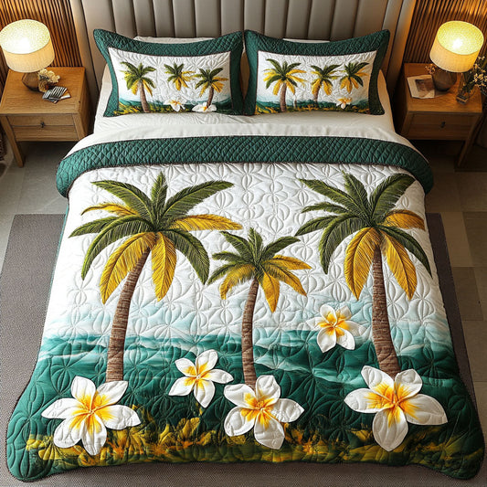 Ocean Breeze 3-Piece Quilted Bedding Set NCU0NT6899
