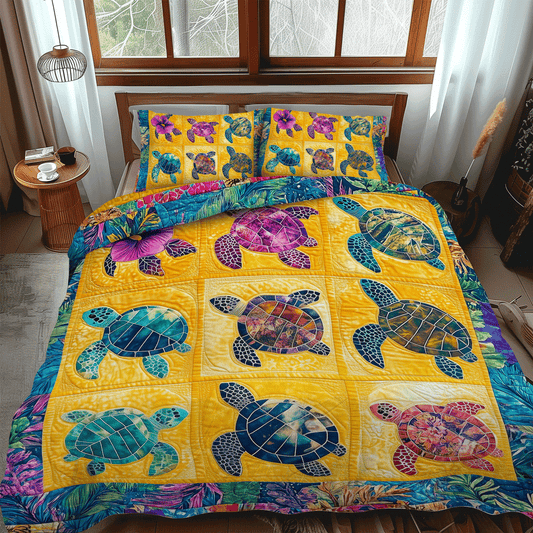 Ocean Breeze 3-Piece Quilted Bedding Set NCU0TL1128