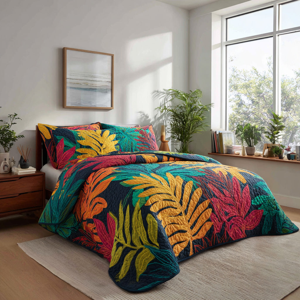 Ocean Breeze 3-Piece Quilted Bedding Set NCU0VL3442