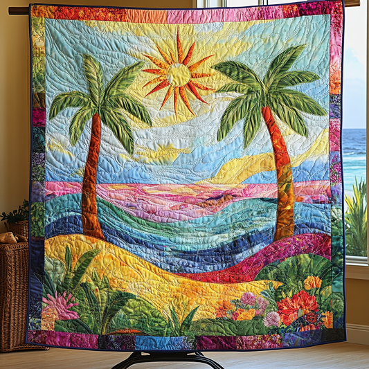 Ocean Breeze Quilted Blanket NCU0VH3890