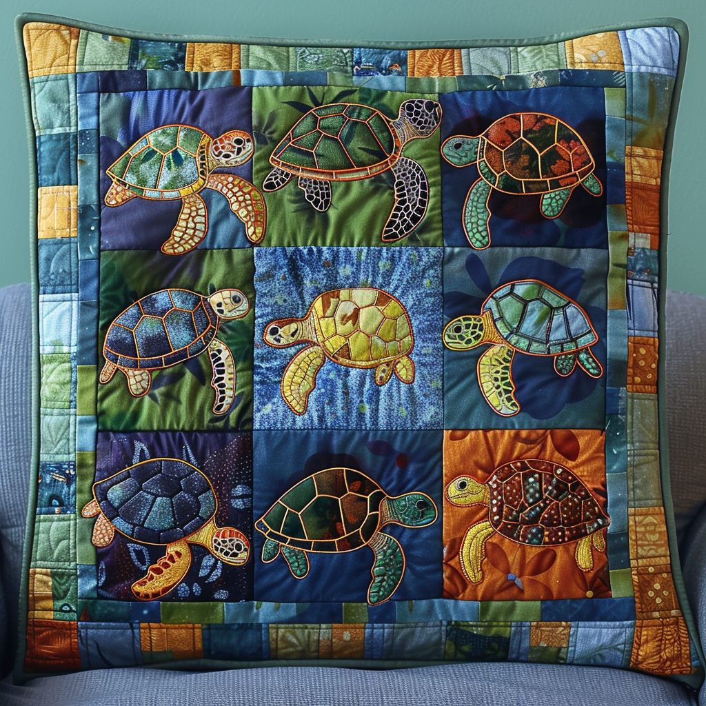 Ocean Breeze Quilted Pillow Case NCU0TL499