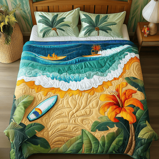Ocean Chill Quilted Bedding Set NCU0TH2663