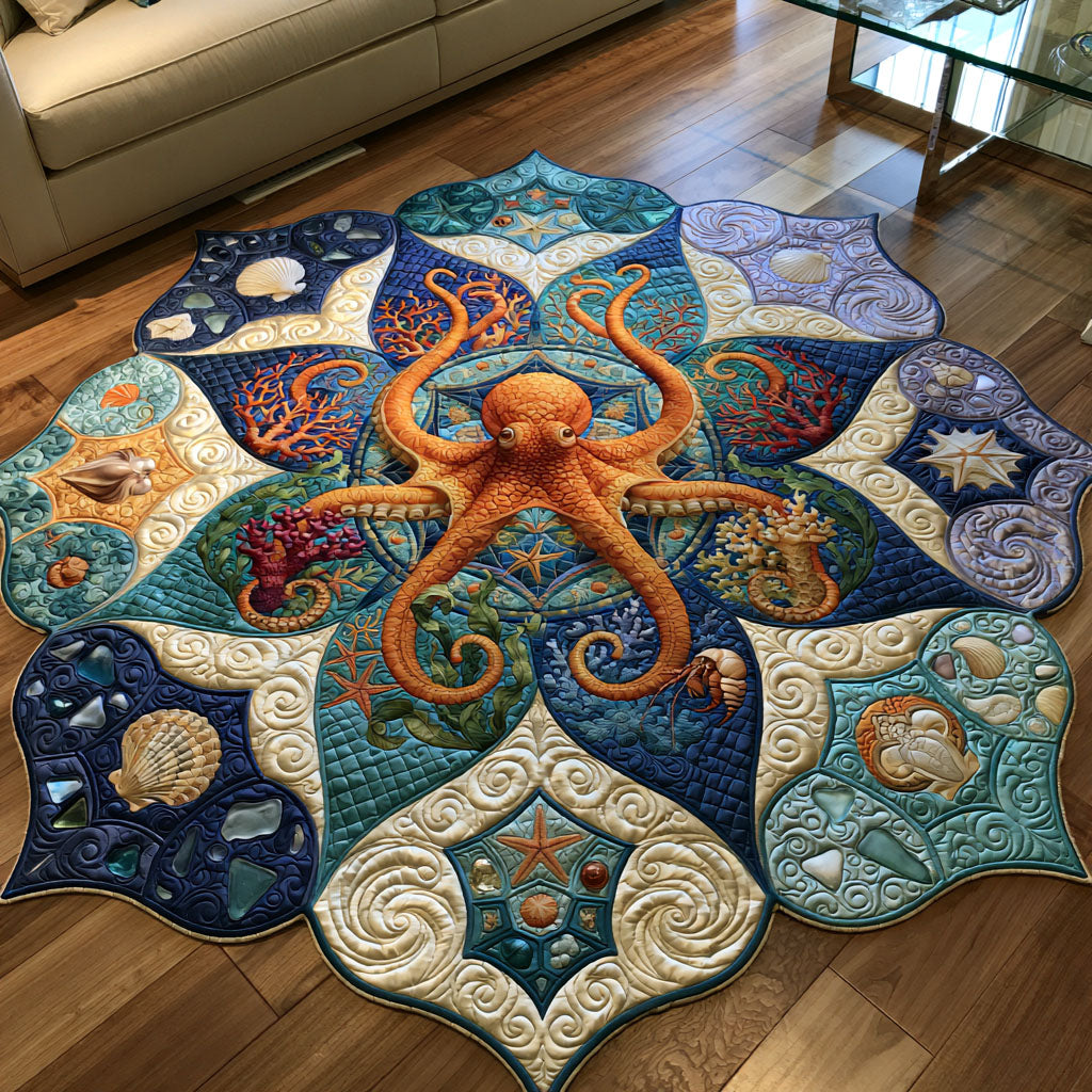 Ocean Curiosity Custom Shape Area Rug NCU0PT11964